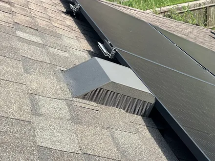 After broken roof vent repair — roof repair in Katy & Greater Houston