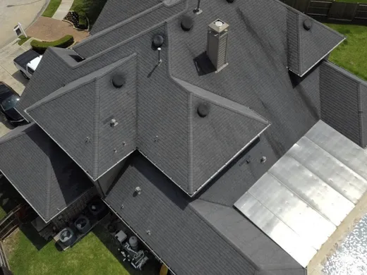Before — full roof replacement in Greater Houston