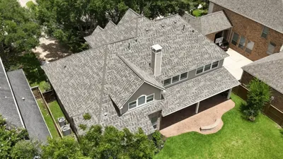 Completed roof replacement by Rlynt Roofing in Greater Houston